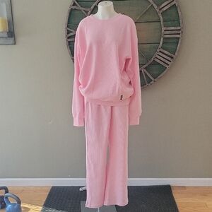 Comfrt Waffle Knit Lounge Set